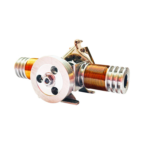 Stirlingkit Double Cylinder Electric Flat-twin Solenoid Engine Electromagnetic Motor