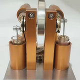 Stirlingkit Double Cylinder Stirling Engine Model Generator with Bulb Scientific Experiment Toys, view 4