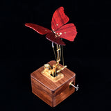 Stirlingkit DreamDancer Steampunk Butterfly Wooden Model Kits Showpiece - Gift for Musician, view 3