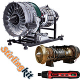 Stirlingkit Dual DIY Turbofan Engine Set with Tool – Build, Compare, Master, view 2