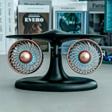 Stirlingkit Dual Turbofan Jet Engine Desk Fan for Aviation Fans & Desk Setup, view 2