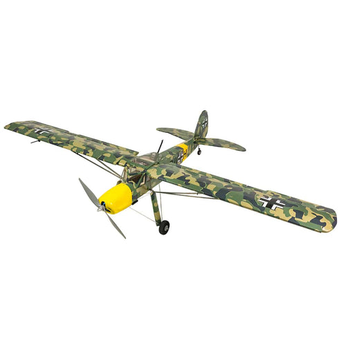 Stirlingkit DW HOBBY Fi156 1/9 1600mm Wingspan Camouflage Remote Control ARF Airplane Balsa Wood Airplane