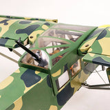 Stirlingkit DW HOBBY Fi156 1/9 1600mm Wingspan Camouflage Remote Control ARF Airplane Balsa Wood Airplane, view 4