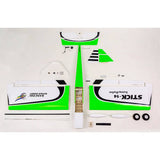 Stirlingkit DWHOBBY STICK 14 1400mm Wingspan Electric Balsa Wood Airplane Trainer Plane ARF TCG1401 - Green, view 6