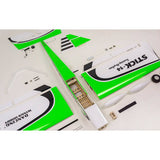 Stirlingkit DWHOBBY STICK TCG1404 14 Electric 1400mm Wingspan Airplane Balsa Wood Aircraft with Electronic Equipments for Trainer ARF- Green, view 6
