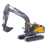 Stirlingkit E111-003 1/14 2.4G Remote Control Hydraulic Excavator Engineering Construction Vehicle Model Toy - RTR Version Yellow, view 3