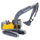 Stirlingkit E111-003 1/14 2.4G Remote Control Hydraulic Excavator Engineering Construction Vehicle Model Toy - RTR Version Yellow, view 4