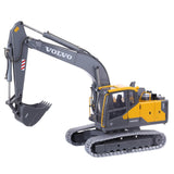 Stirlingkit E111-003 1/14 2.4G Remote Control Hydraulic Excavator Engineering Construction Vehicle Model Toy - RTR Version Yellow, view 5