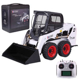 Stirlingkit E116-003 1/14 2.4G Alloy Hydraulic Skid Steer Loader Engineering Bulldozer Construction Remote Control Vehicle - RTR Version, view 3