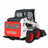Stirlingkit E116-003 1/14 2.4G Alloy Hydraulic Skid Steer Loader Engineering Bulldozer Construction Remote Control Vehicle - RTR Version, view 4