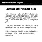 Stirlingkit Electric Powered Metal Oil Well Mechanical Pumpjack Model, view 3
