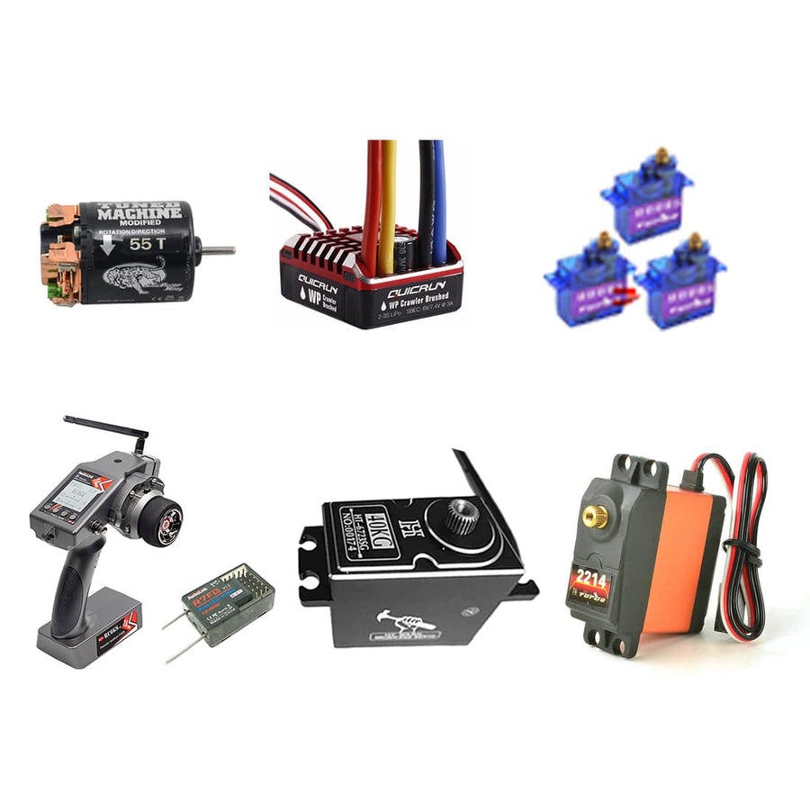 Stirlingkit Electronic Equipment Set for TWOLF TW-715 1:10 RC Off-road Vehicle
