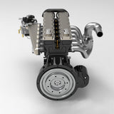 Stirlingkit Enjomor 28cc Inline-6 DOHC Gas Engine Model (Water-Cooled, 4-Stroke, Electric Start), view 3