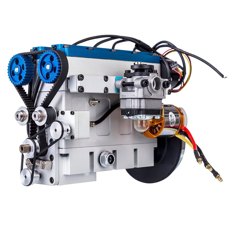 Stirlingkit Enjomor 36cc I4 DOHC 4-cylinder Inline Four-stroke Water-cooled Gasoline Engine with Twin Overhead Camshafts for RC Car Boat