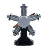 Stirlingkit ENJOMOR 3D Printed Radial Engine Model Building Kits LED Aviation Gift 100+PCS, view 6
