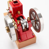 Stirlingkit ENJOMOR 6cc Antique Red Hit and Miss Gas Engine Working Model, view 5