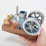 Stirlingkit ENJOMOR 6CC Blue Hit and Miss Gas Engine Miniature 4 Stroke Engine RTR Full Set, view 2
