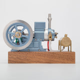 Stirlingkit ENJOMOR 6CC Blue Hit and Miss Gas Engine Miniature 4 Stroke Engine RTR Full Set, view 3