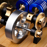 Stirlingkit ENJOMOR Alpha Type Stirling Engine Twin-Cylinder Twin-Piston EC Engine Model, view 2