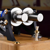 Stirlingkit ENJOMOR Alpha Type Stirling Engine Twin-Cylinder Twin-Piston EC Engine Model, view 4