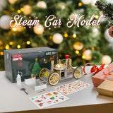 Stirlingkit ENJOMOR Antique Live Steam-Powered Car Model Golden Christmas, view 6