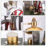 Stirlingkit ENJOMOR Assembly Vertical Hero's Steam Engine Model with Boiler DIY KIT, view 5