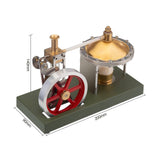 Stirlingkit ENJOMOR Assembly Vertical Hero's Steam Engine Model with Boiler DIY KIT, view 6
