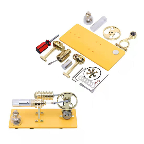 Stirlingkit ENJOMOR DIY Your Gamma LED Sterling Engine Generator Model KIT