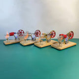Stirlingkit ENJOMOR Gamma Hot Air Stirling Engine Generator Movement is Everthing, view 4