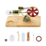 Stirlingkit ENJOMOR Gamma Hot Air Stirling Engine Generator Movement is Everthing, view 5