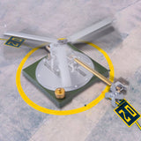 Stirlingkit ENJOMOR Gamma Hot Air Stirling Engine Helicopter with Base DIY Model Kit Stem, view 6