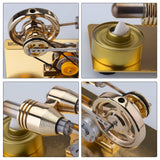 Stirlingkit ENJOMOR Gamma Hot Air Stirling Engine Movement is Everything, view 5
