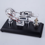 Stirlingkit ENJOMOR Gamma Stirling Engine Single Cylinder Sterling Engine Generator, view 4