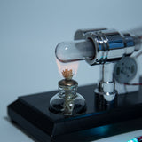 Stirlingkit ENJOMOR Gamma Stirling Engine Single Cylinder Sterling Engine Generator, view 5
