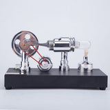 Stirlingkit Enjomor Gamma Type Hot Air Stirling Engines with Light and Voltmeter, view 3