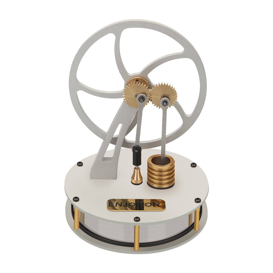 Stirlingkit ENJOMOR Gamma Type Low Temperature Stirling Engine Coffee Engine