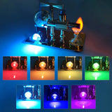Stirlingkit ENJOMOR Golden Balance Stirling Engine Generator with LED Bulb Non-Stop Run, view 3