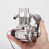 Stirlingkit ENJOMOR GS-DK01 4 Stroke Single Cylinder Gas Power Engine RTR 14000rpm 8cc, view 4