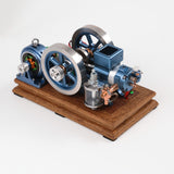 Stirlingkit ENJOMOR Horizontal Gas Hit and Miss Engine Model with Generator RTR Power Set, view 2