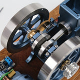Stirlingkit ENJOMOR Horizontal Gas Hit and Miss Engine Model with Generator RTR Power Set, view 5