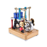 Stirlingkit ENJOMOR Hot Air Alpha-Type Walking Beam Stirling Engine, view 2