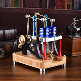 Stirlingkit ENJOMOR Hot Air Alpha-Type Walking Beam Stirling Engine, view 6