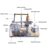 Stirlingkit ENJOMOR Hot Air Balance Stirling Engine External Combustion Engine Generator, view 6
