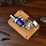 Stirlingkit ENJOMOR Hot Air Stirling Engine with Rhombic drive External Combustion Engine Model, view 2