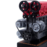 Stirlingkit ENJOMOR Inline 4 Cylinder Engine Model Building Kit 3D Printed for Tech Geeks & Car Lovers, view 2