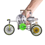 Stirlingkit ENJOMOR Stirling Engine Powered Tricycle Model Running Trike Rider Toy, view 3