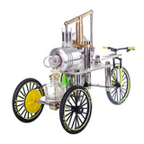 Stirlingkit ENJOMOR Stirling Engine Powered Tricycle Model Running Trike Rider Toy, view 5