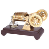 Stirlingkit Enjomor Two-cylinder Flame Licker Stirling Engine Brass Vacuum Engine Model, view 5