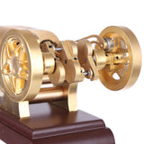 Stirlingkit Enjomor Two-cylinder Flame Licker Stirling Engine Brass Vacuum Engine Model, view 6