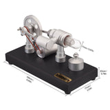 Stirlingkit ENJOMOR γ-Type Hot-air Single Cylinder Stirling Engine Generator Model Toy, view 6